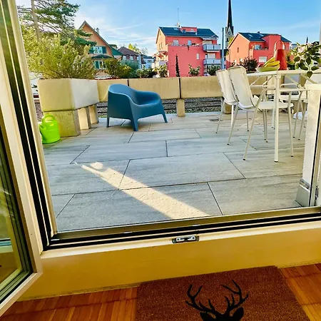 Daire New With Sunny Terrace & Air Condition Zürih