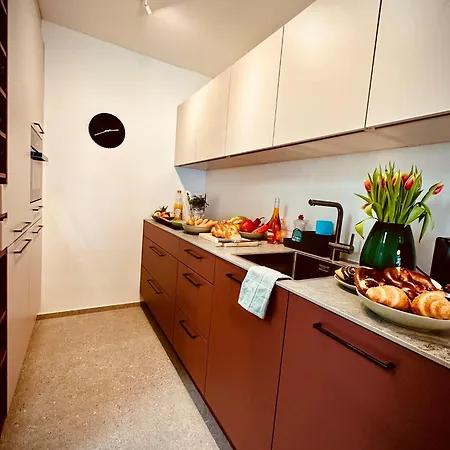 Apartment New With Sunny Terrace & Air Condition