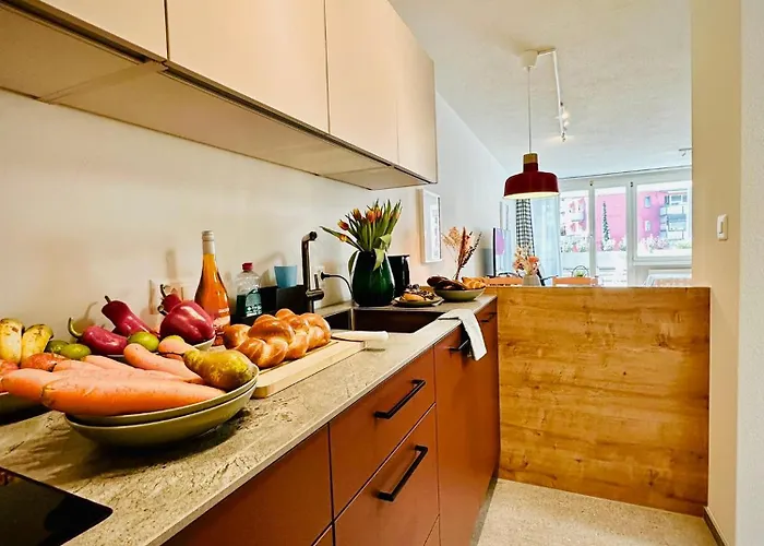 New With Sunny Terrace & Air Condition Apartament